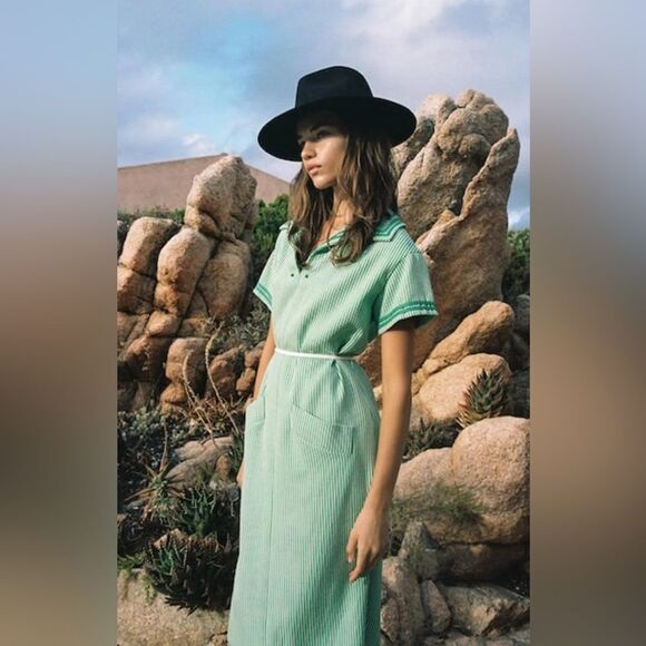 NWT Lack of Color Grove Hat black 100% Australian Wool REVOLVE Free People SM&LG - Picture 4 of 7